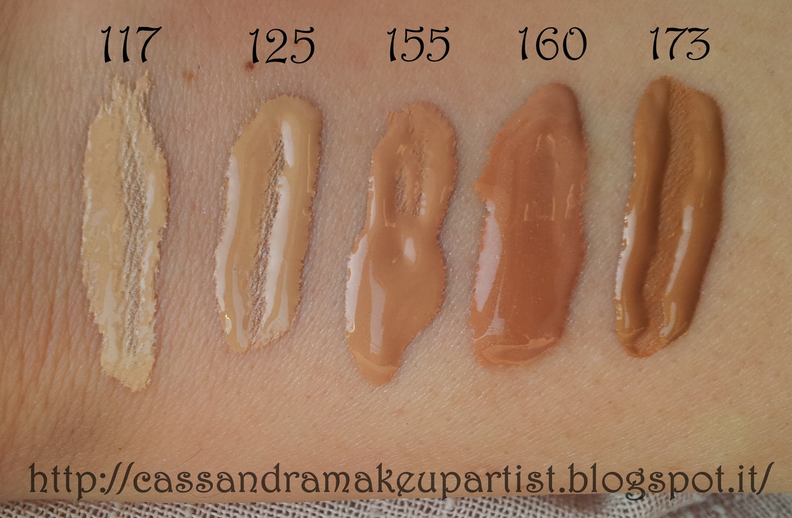Make up for ever hd foundation 125